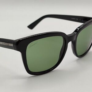 Gucci Black Sunglasses Green Lenses GG3586/S 51